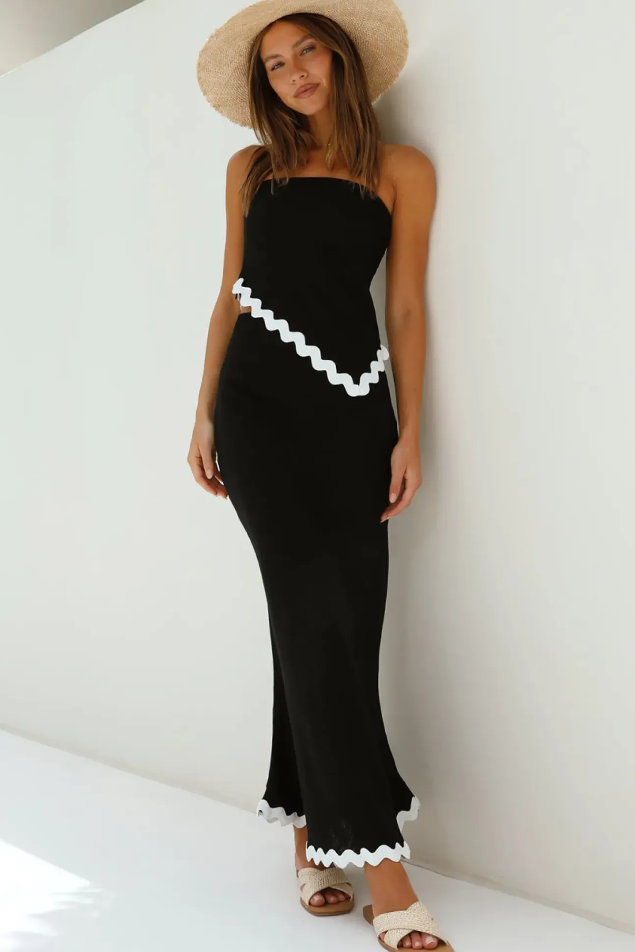 Found You Asymmetrical Top Black