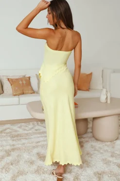 Found You Asymmetrical Top Yellow