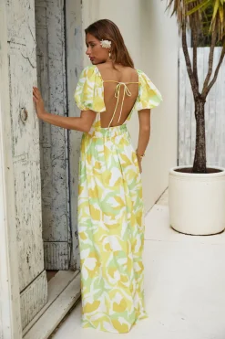 Freedom Found Maxi Dress Yellow