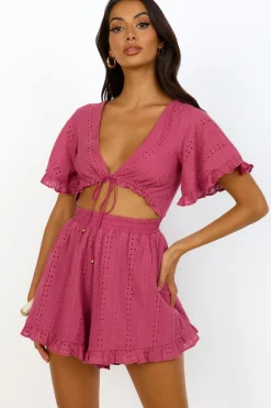 From Eden Playsuit Pink