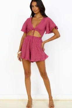 From Eden Playsuit Pink