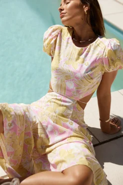 Fruit Punch Maxi Dress Yellow