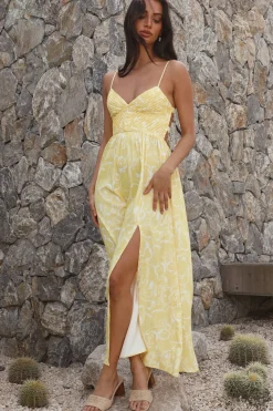 Gelato Stand Maxi Dress Yellow