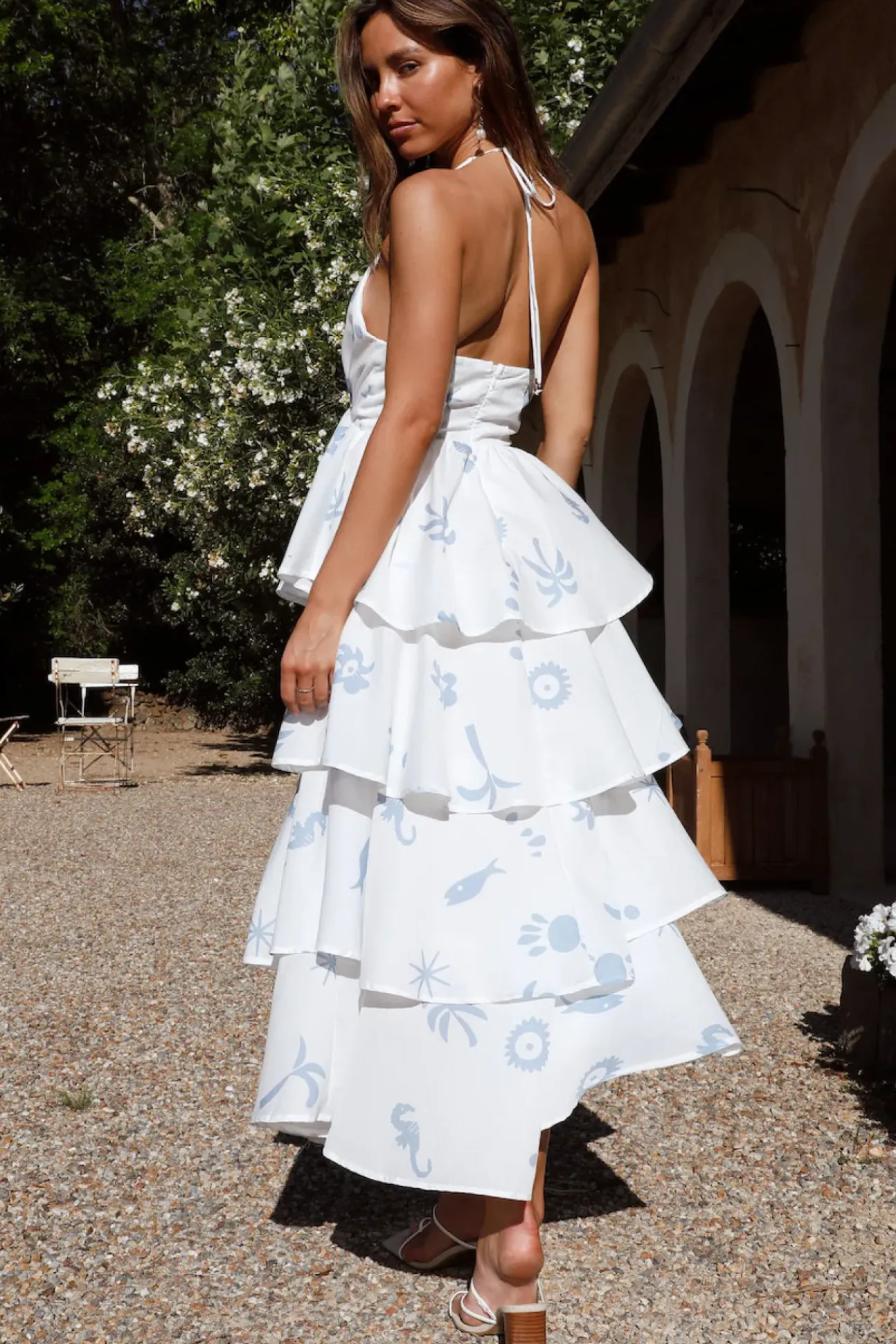 Gifting Joy Maxi Dress Blue