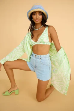 GIRL AND THE SUN Sarafina Tie Top Isadora