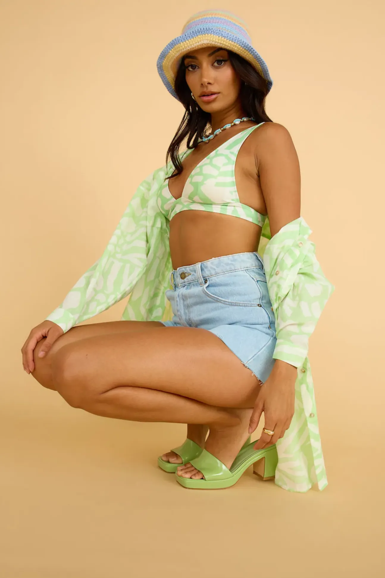 GIRL AND THE SUN Sarafina Tie Top Isadora