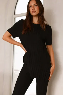 Giselle Knit Top Black