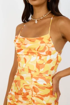 Glowing Skies Maxi Dress Yellow