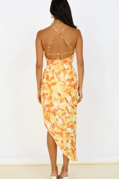 Glowing Skies Maxi Dress Yellow