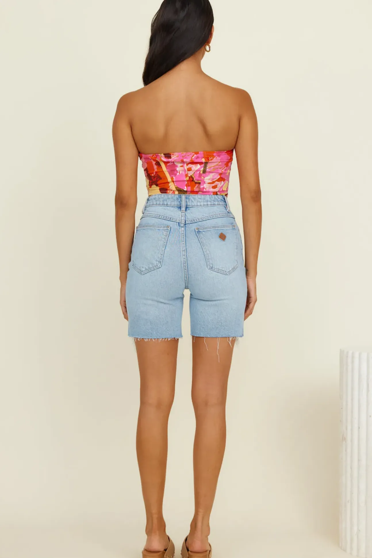 Glowing Sun Crop Top Pink