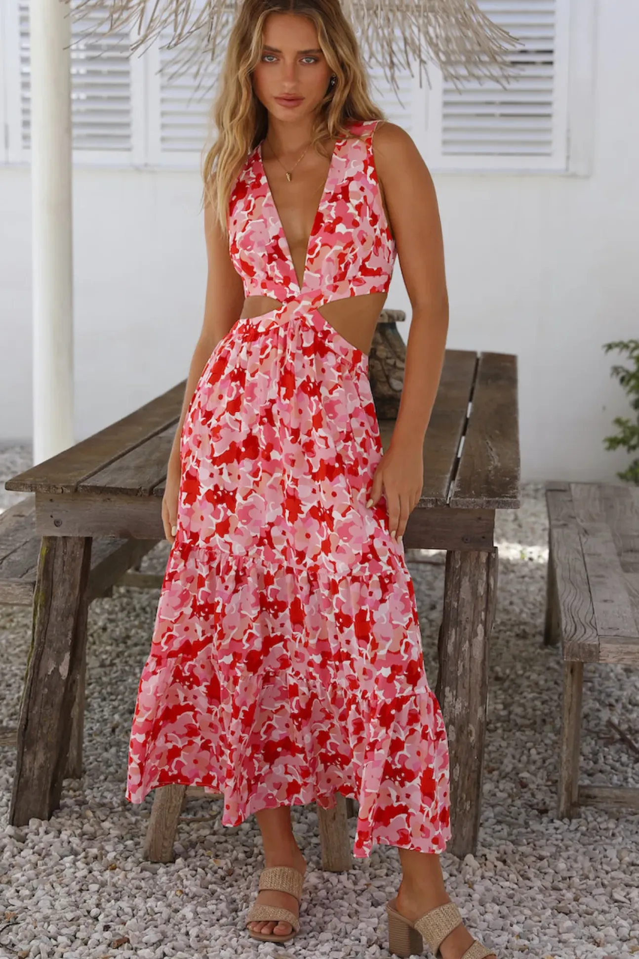 Goal Setter Maxi Dress Pink