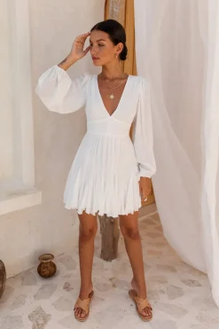 Going Solar Dress White