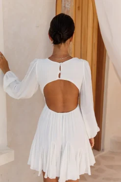 Going Solar Dress White