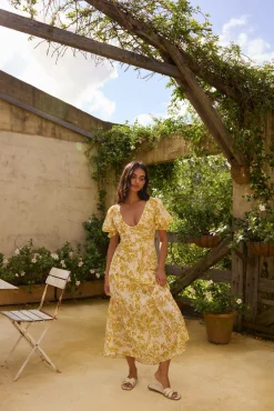 Golden Child Maxi Dress Yellow