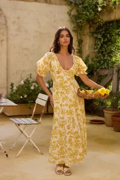 Golden Child Maxi Dress Yellow