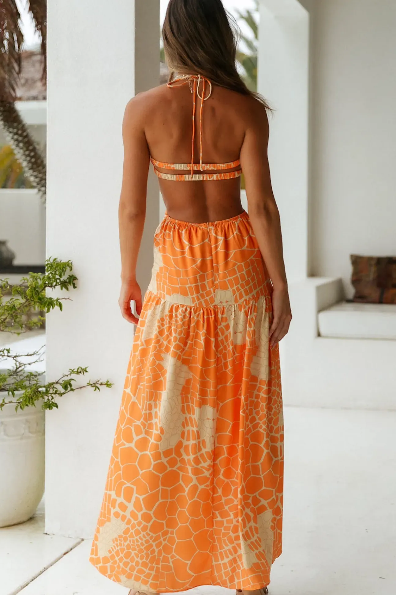 Golden Honey Maxi Dress