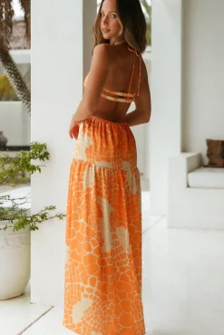 Golden Honey Maxi Dress