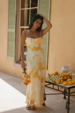 Golden Hour Maxi Dress Yellow