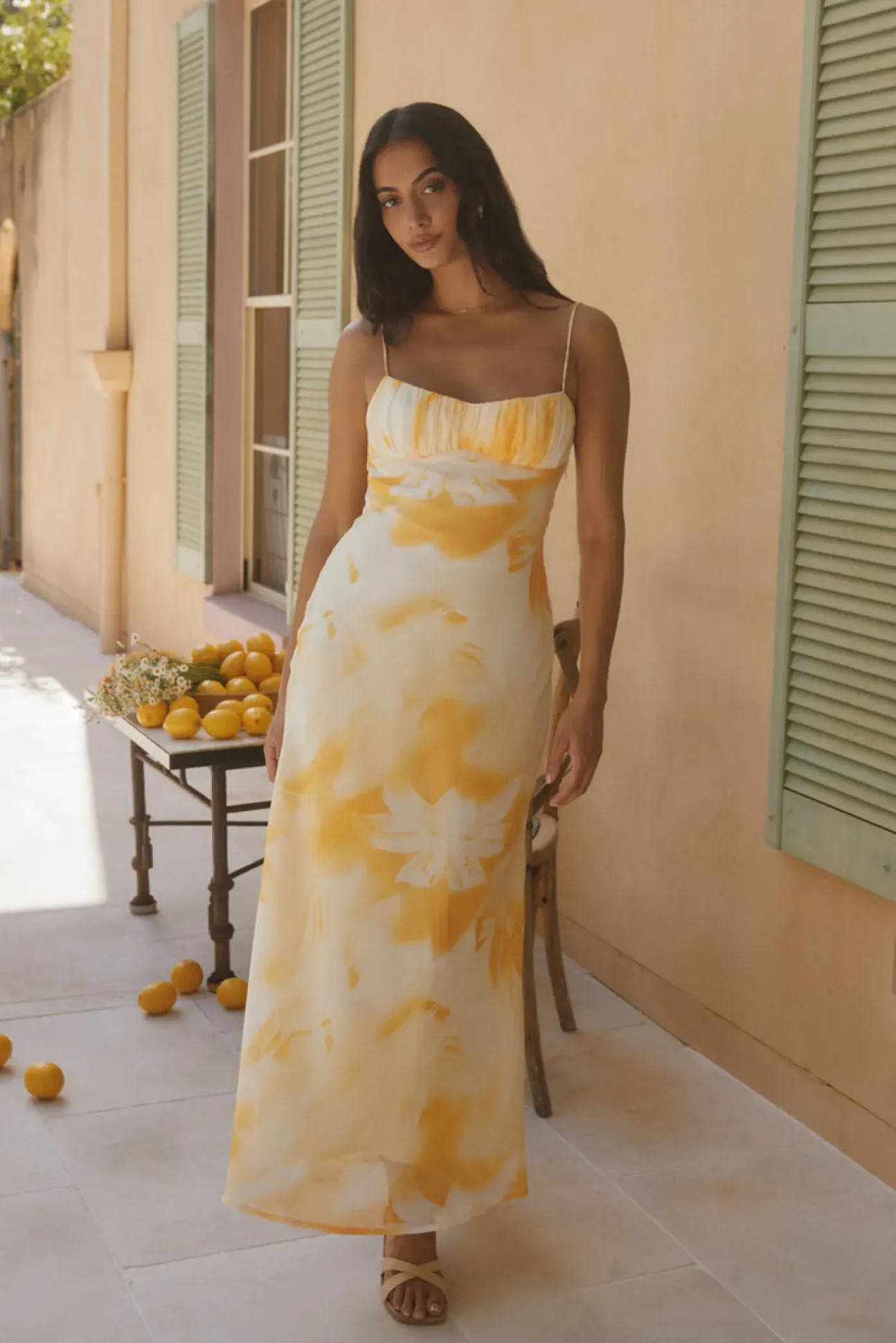 Golden Hour Maxi Dress Yellow