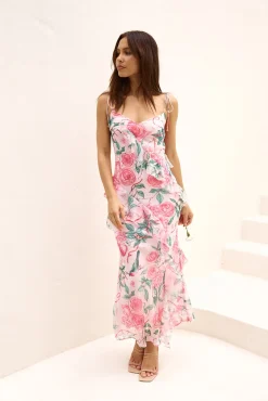 Goodnight Kisses Maxi Dress Pink