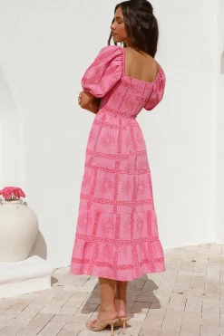 Got It Handled Maxi Dress Pink