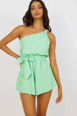 Happy For You Romper Green