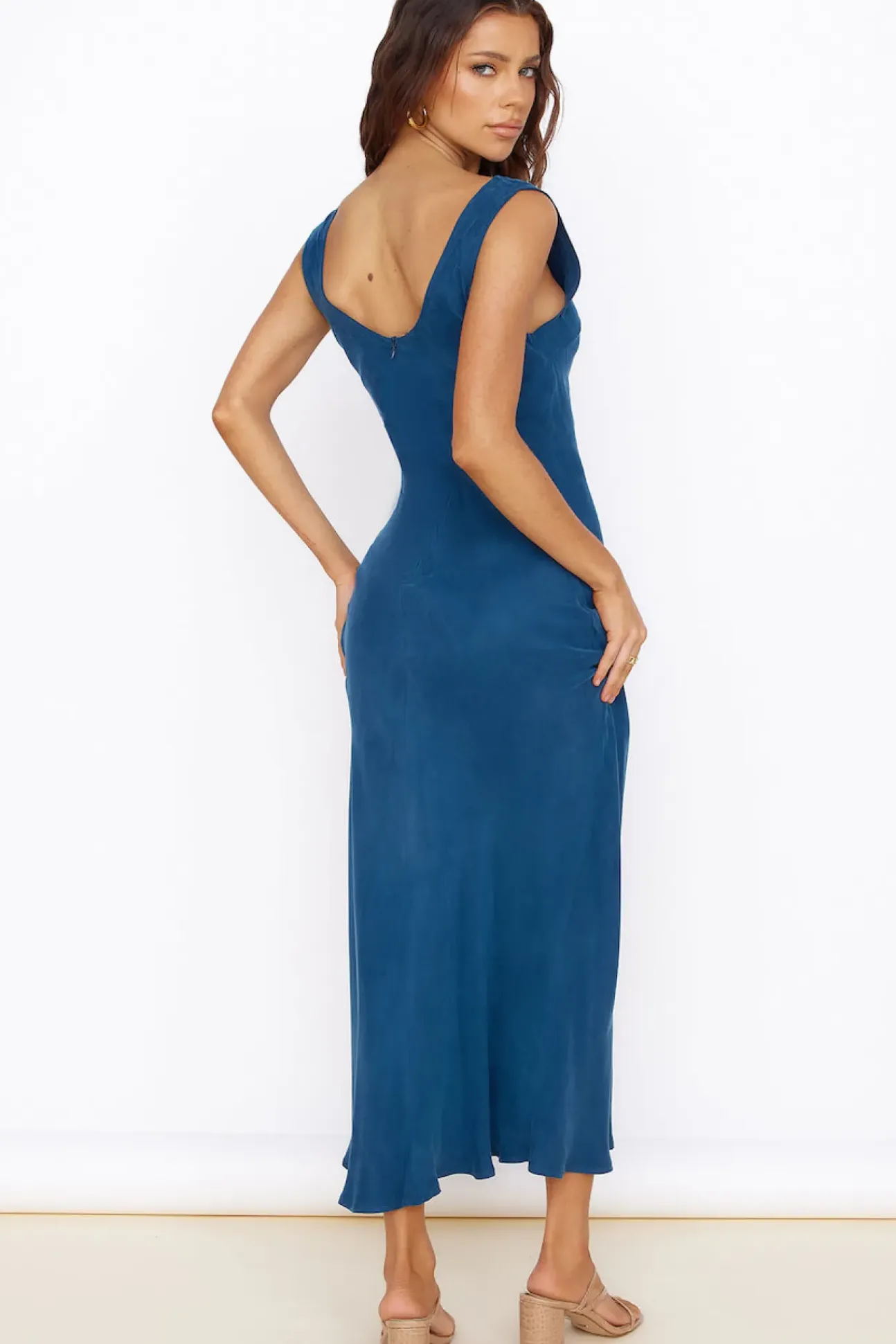 Have Me Daydreaming Maxi Dress Blue