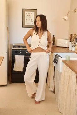 Heading South Pants Beige