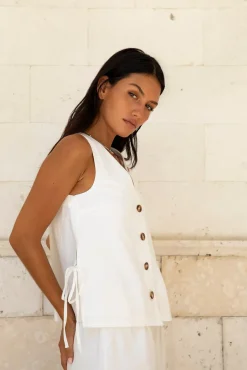 Heading South Vest Top White