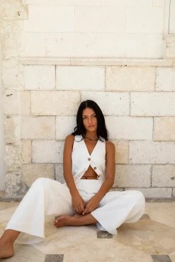 Heading South Vest Top White