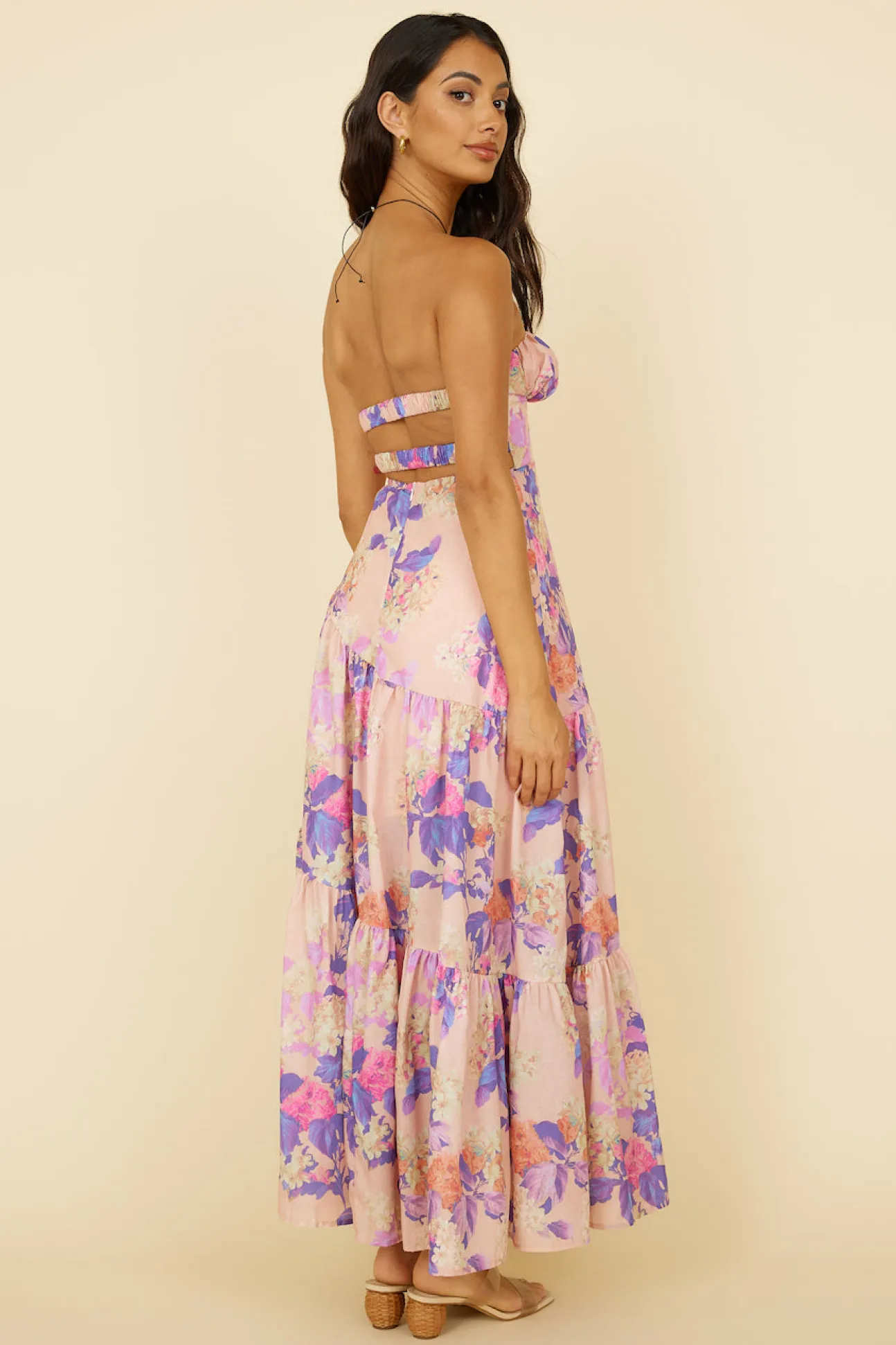 Hear Me Now Maxi Dress Pink