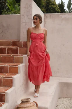 Heartbreaker Maxi Dress Red