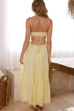 Heartbreaker Maxi Dress Yellow