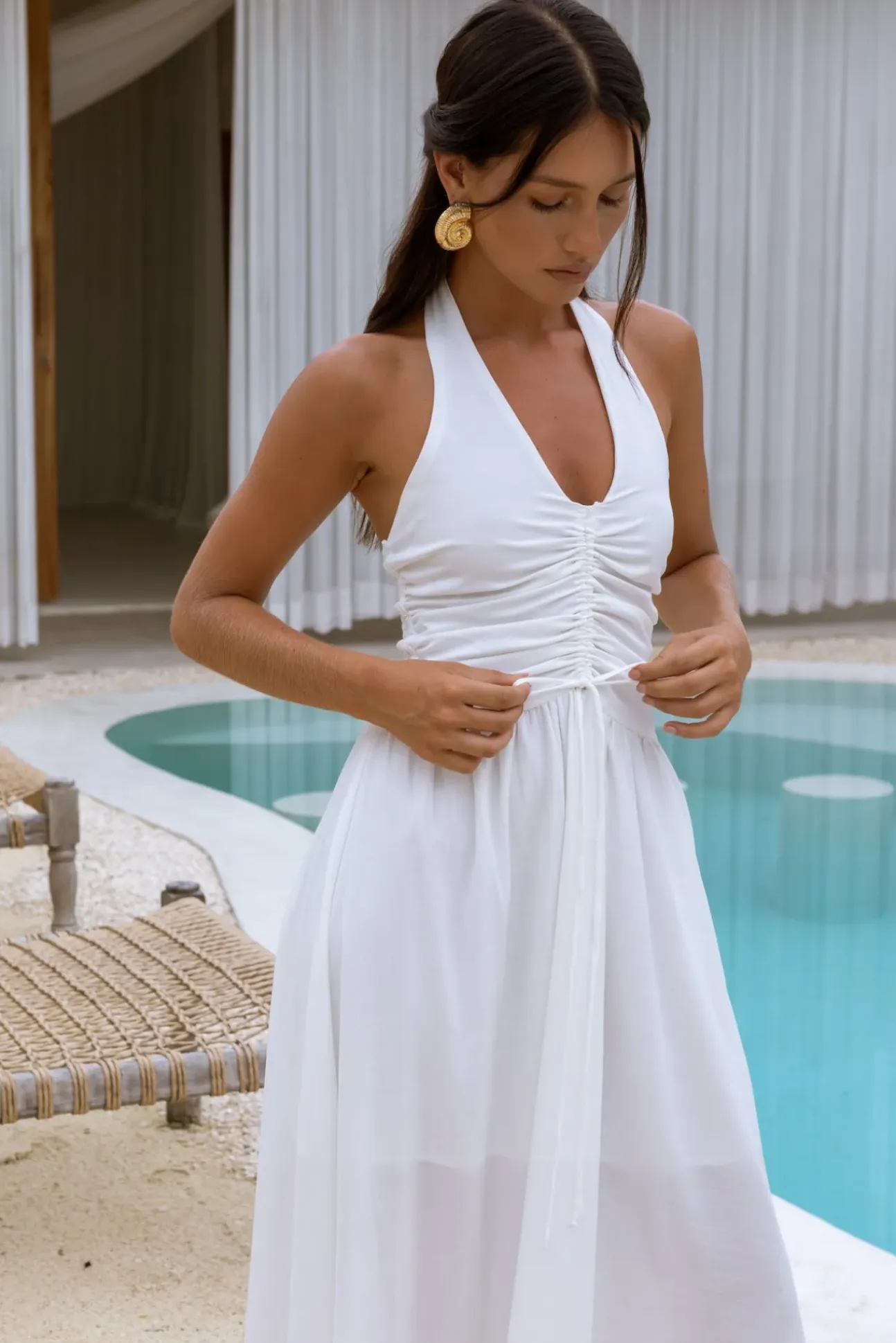 Heart Of Ours Maxi Dress White