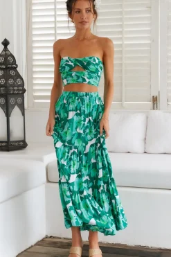 Heart Of The Jungle Maxi Skirt