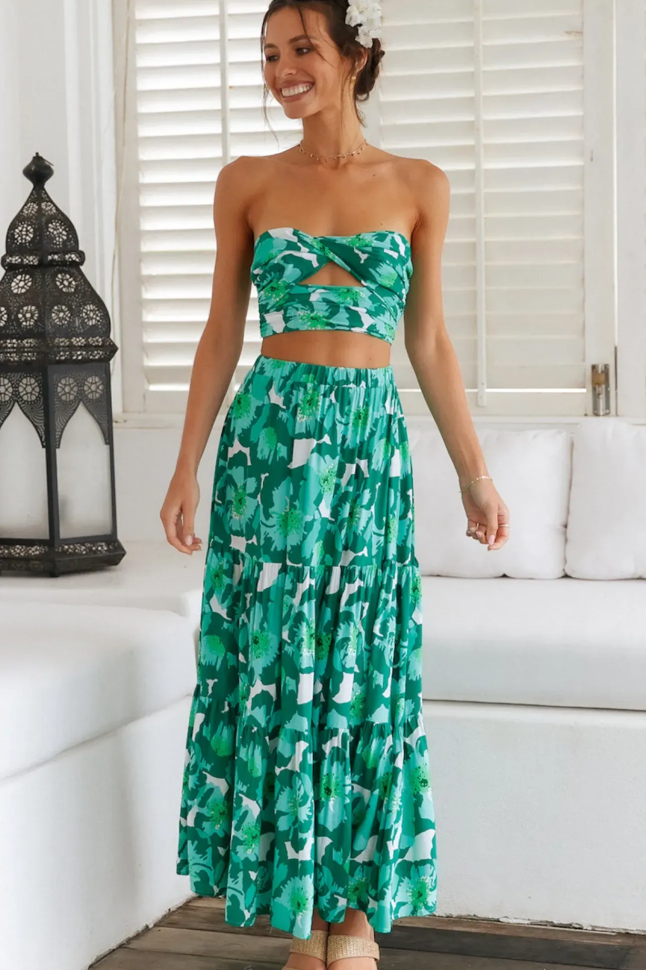 Heart Of The Jungle Maxi Skirt