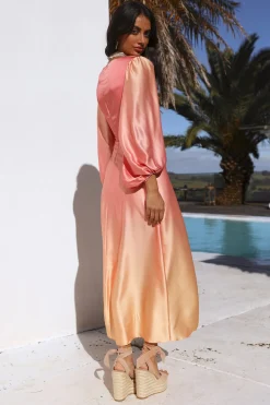 Hearts Of Venus Maxi Dress Pink