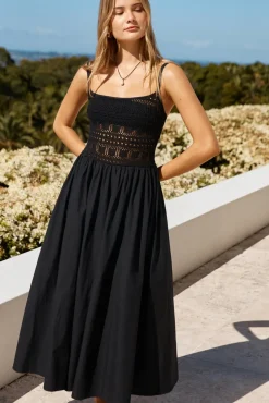 Heat Wave Maxi Dress Black