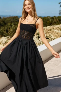 Heat Wave Maxi Dress Black