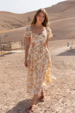 HELLO MOLLY Locked Hearts Maxi Dress