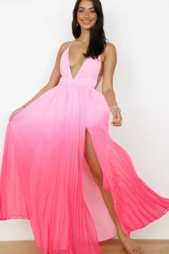 HELLO MOLLY Love Letter To You Maxi Dress Pink