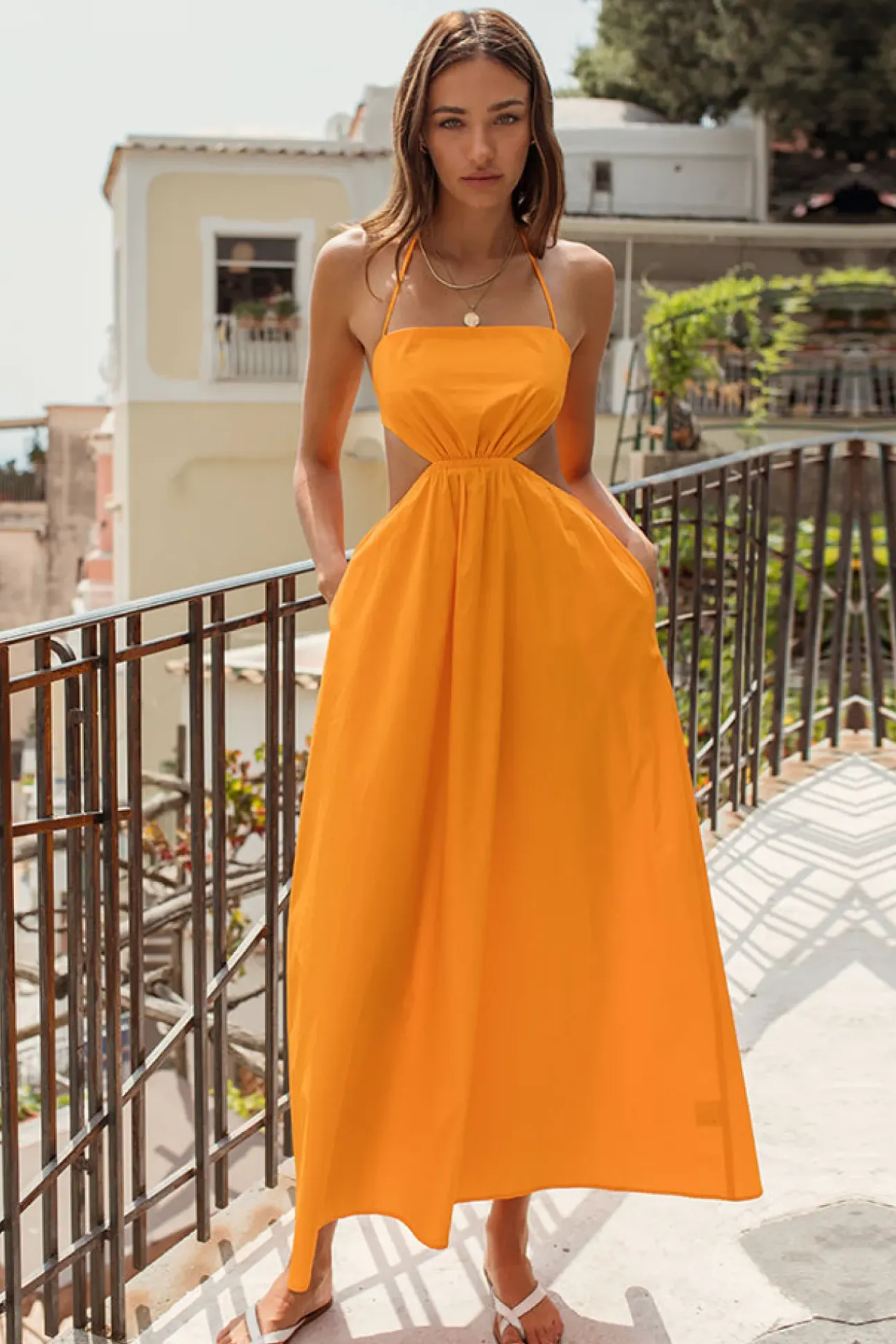 HELLO MOLLY Should We Go Maxi Dress Mango