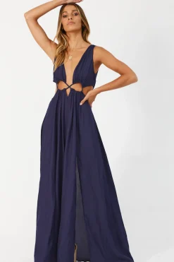 HELLO MOLLY Since I Met You Maxi Dress Ink