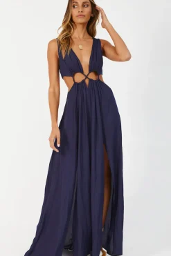 HELLO MOLLY Since I Met You Maxi Dress Ink