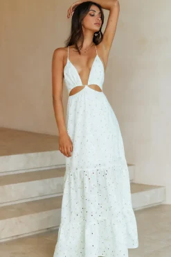HELLO MOLLY Trust My Words Maxi Dress Green