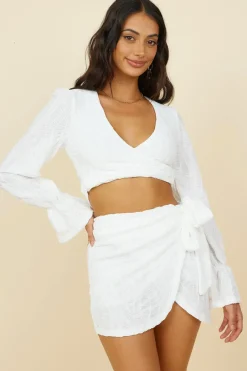 Holiday Feels Skirt White