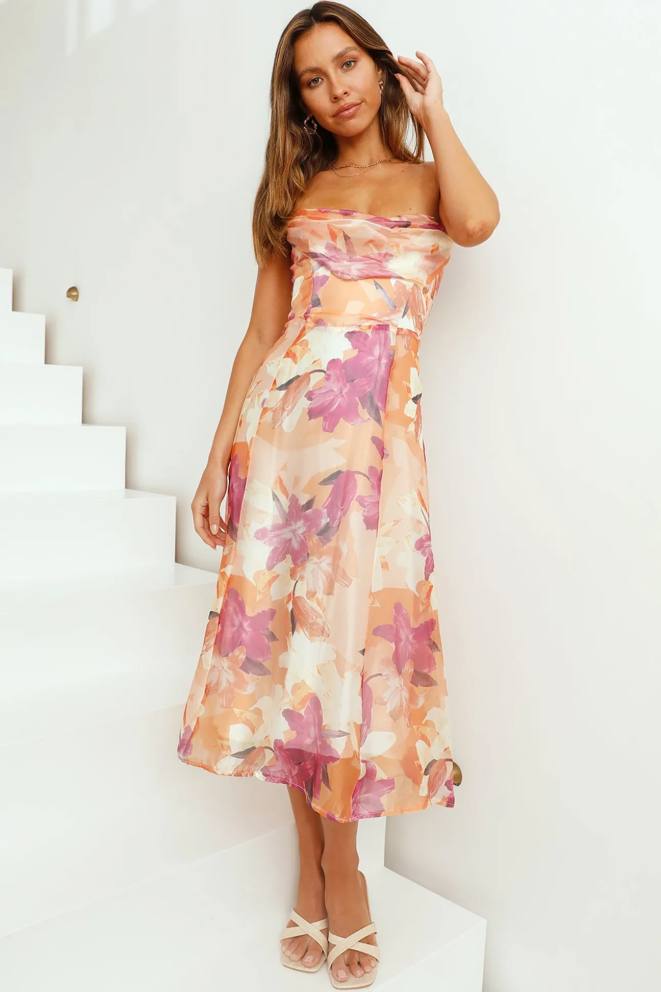 Holiday To You Maxi Dress Floral
