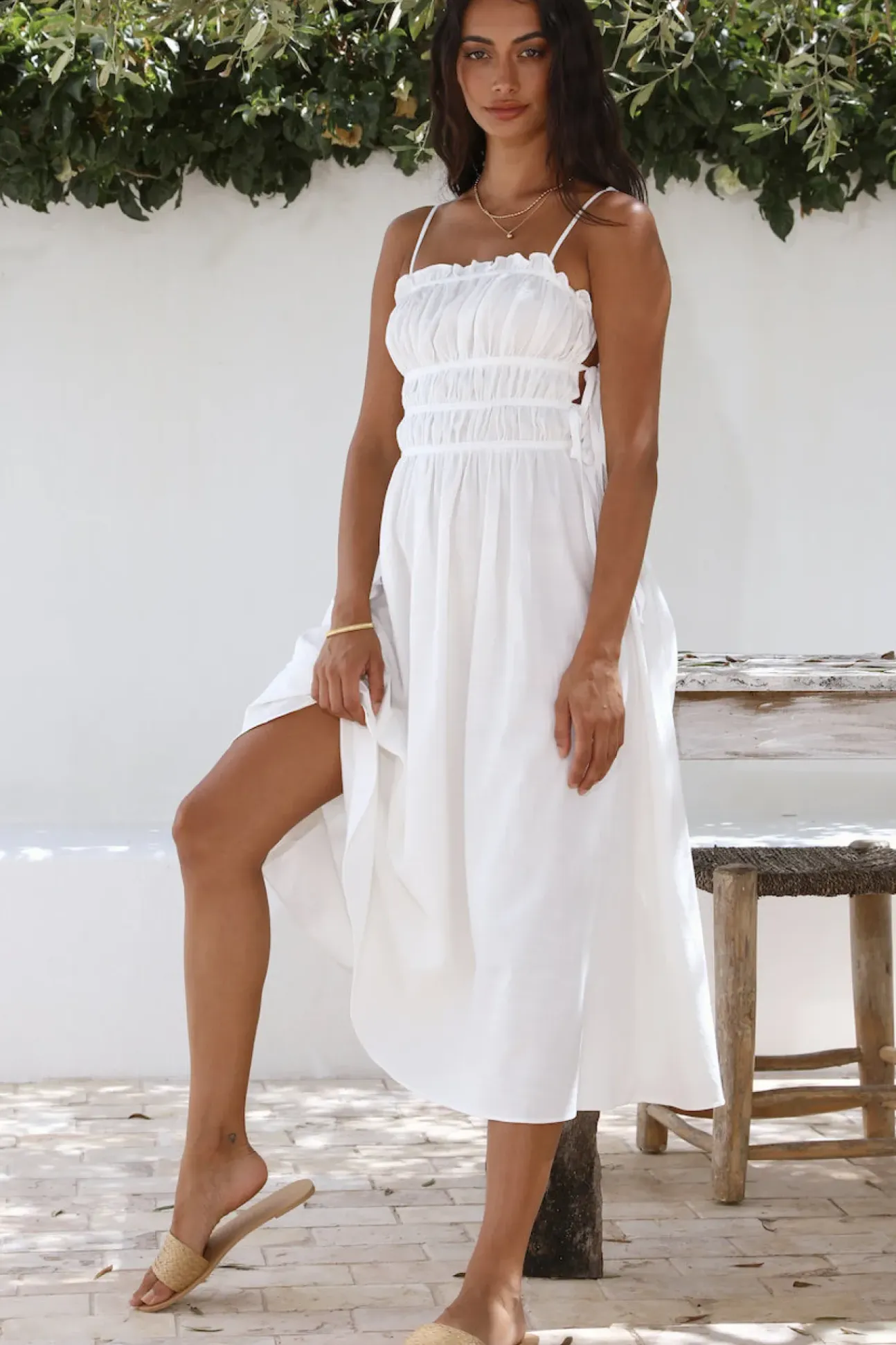 Home To You Maxi Dress White