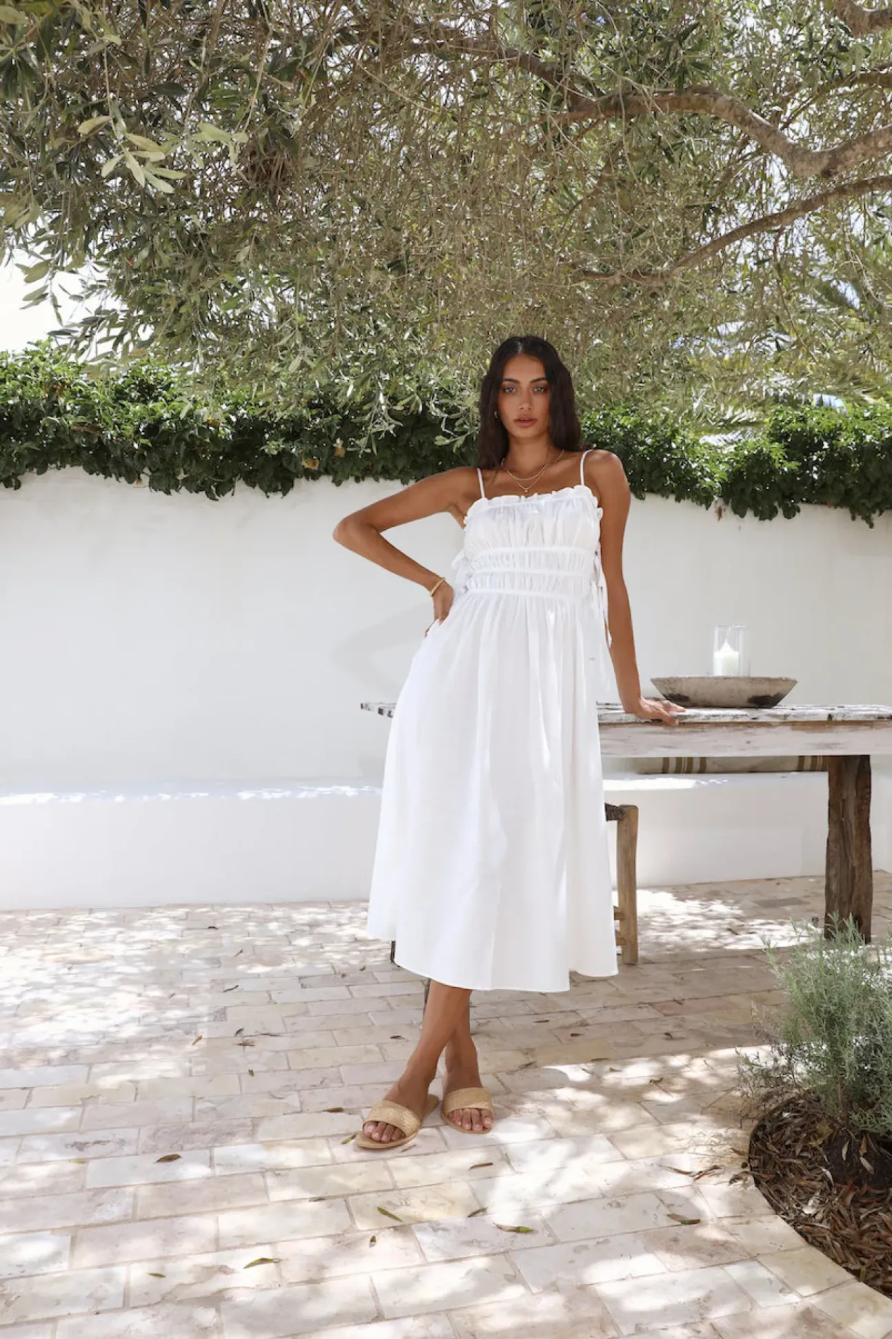 Home To You Maxi Dress White
