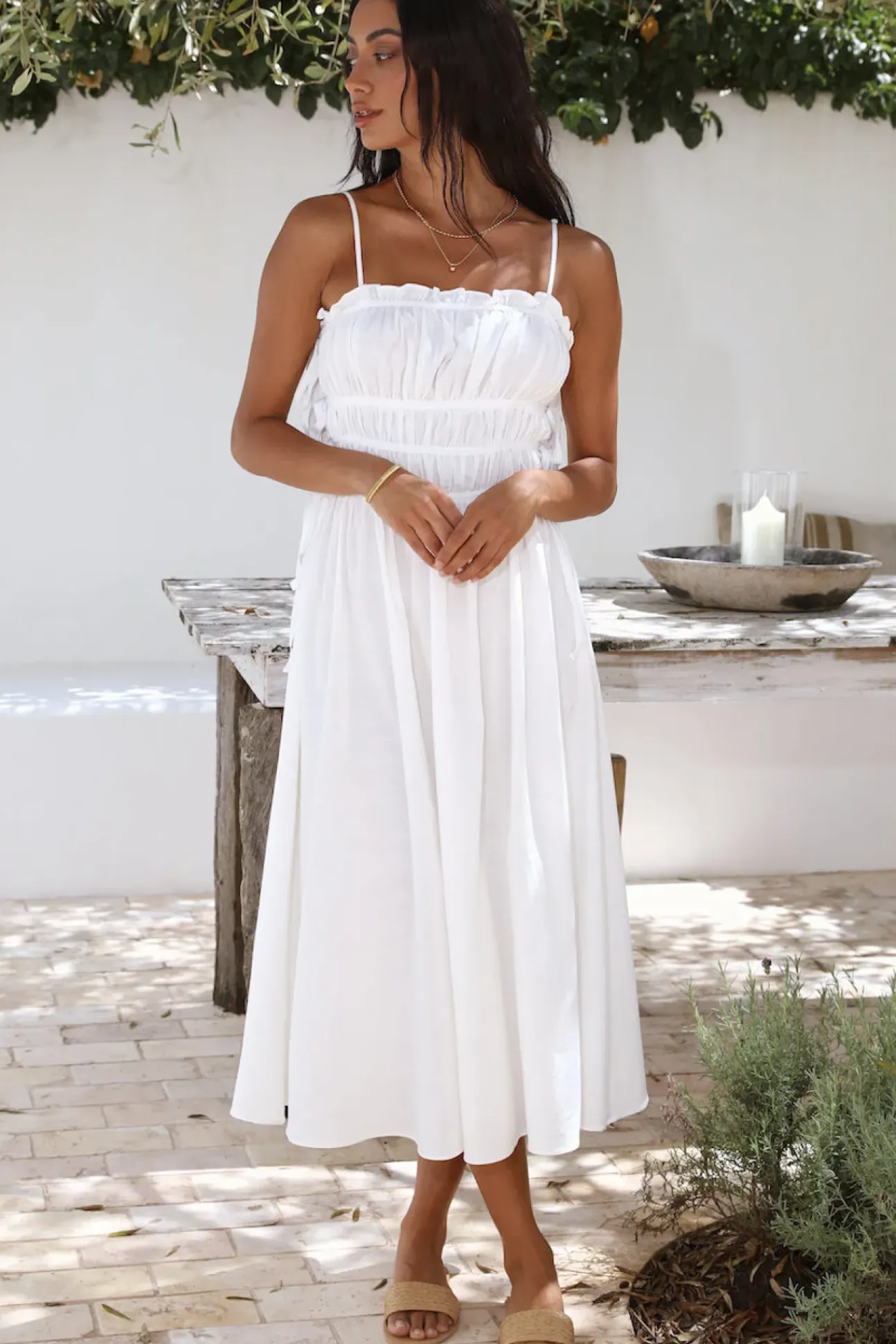 Home To You Maxi Dress White
